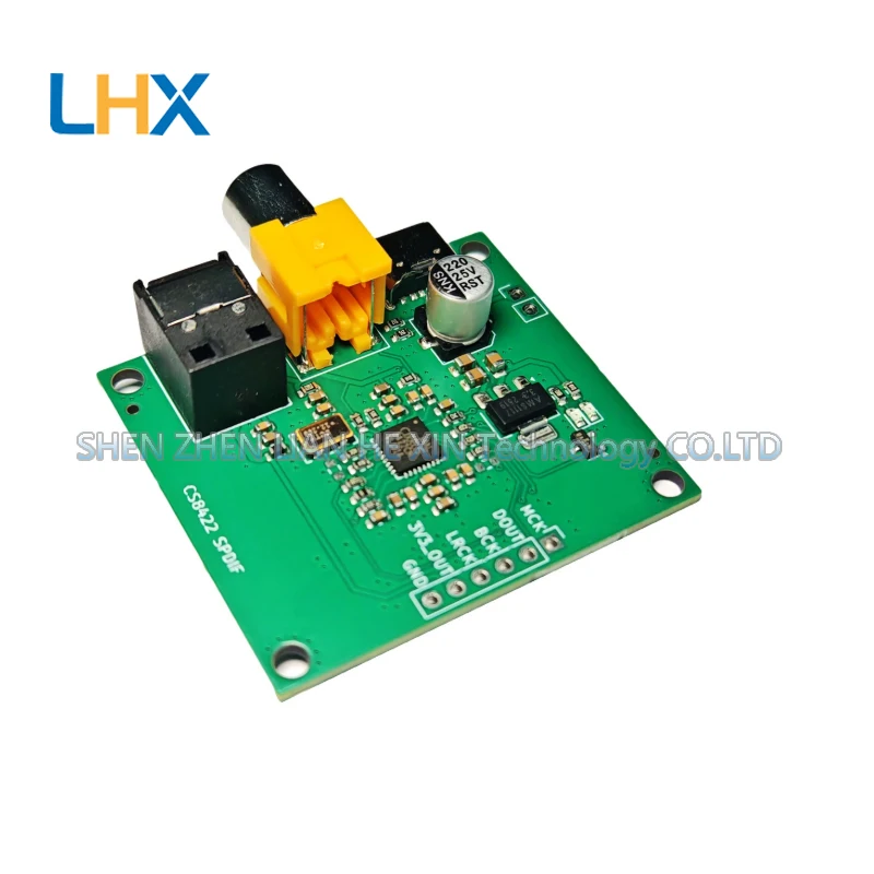 CS8422 Optical Coaxial SPDIF Input to I2S IIS Output Adapter Board Module module