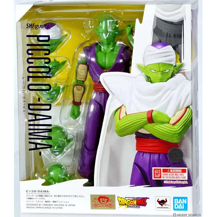 

In Stock Original Bandai Shf Dragon Ball Daima Piccolo Normal Scale Articulated Collectible Anime Action Figure Model Toys Gifts