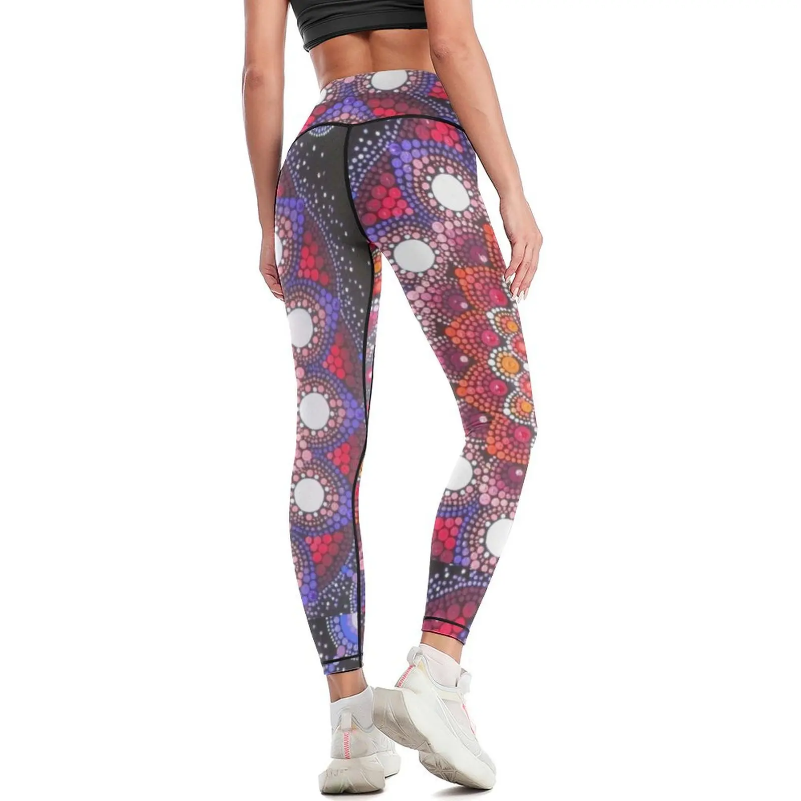 Sirkus Mandala legging olahraga untuk gym, pakaian gym celana legging wanita untuk legging fisik Wanita