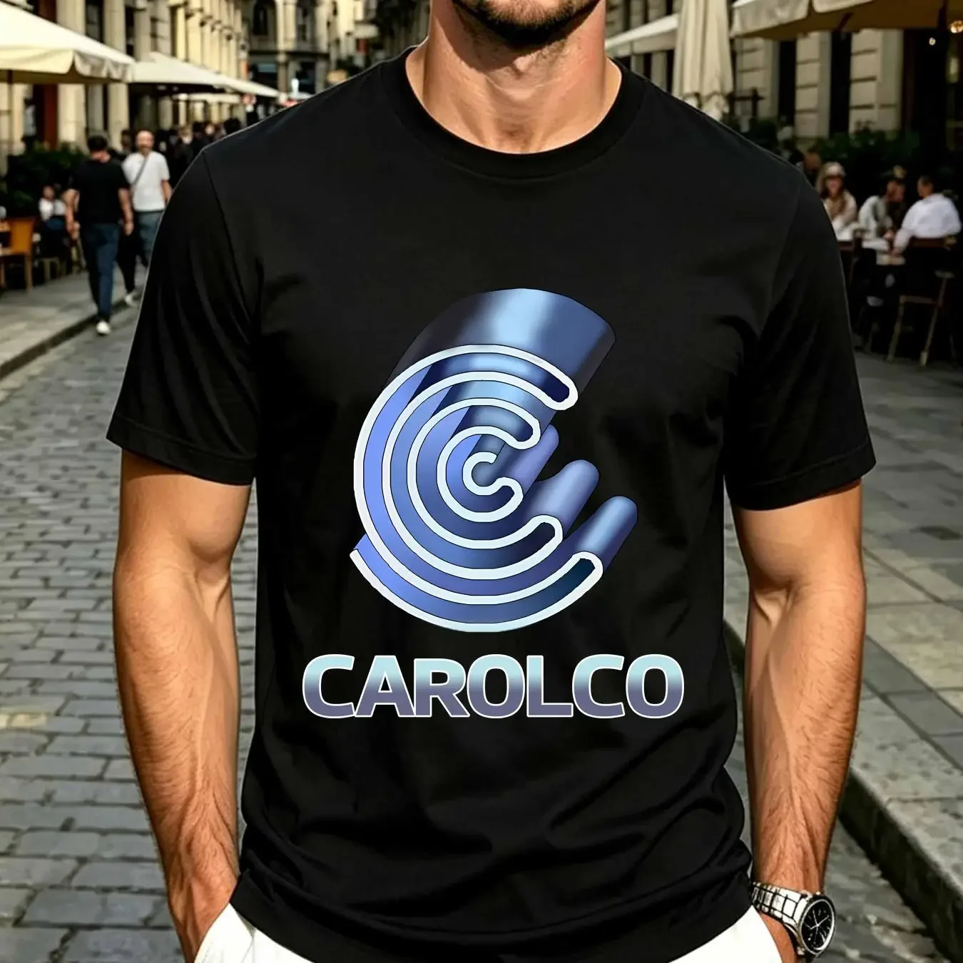 washed T Shirt CAROLCO PICTURES Defunct Film Production Company 100 Cotton vintage Washed Breathable Unisex Slightly streetwear