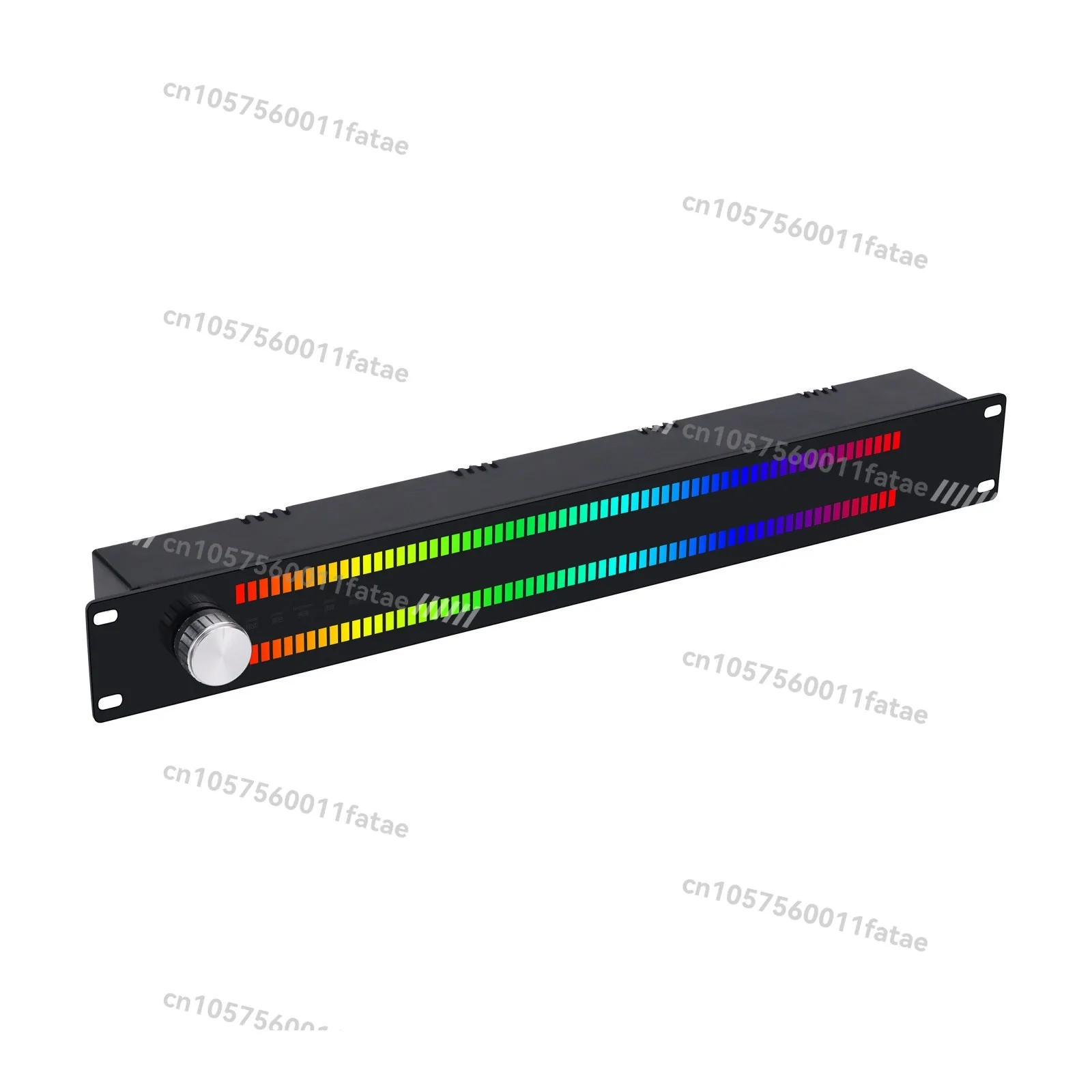 

LED64X2 128-Light Emitting Diode Music Spectrum Display Rhythm Light VU Meter Supports Voice Control and Wired Input