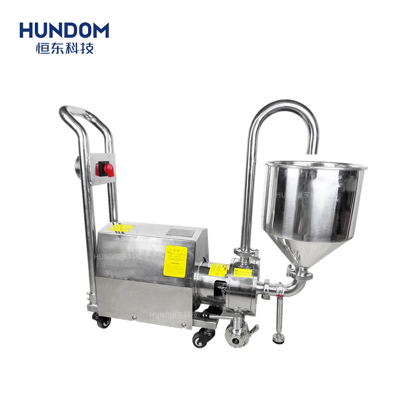 Industrial high shear emulsion homogenizing pump Steel Powder Liquid Emulsification Mixer for mayonnaise