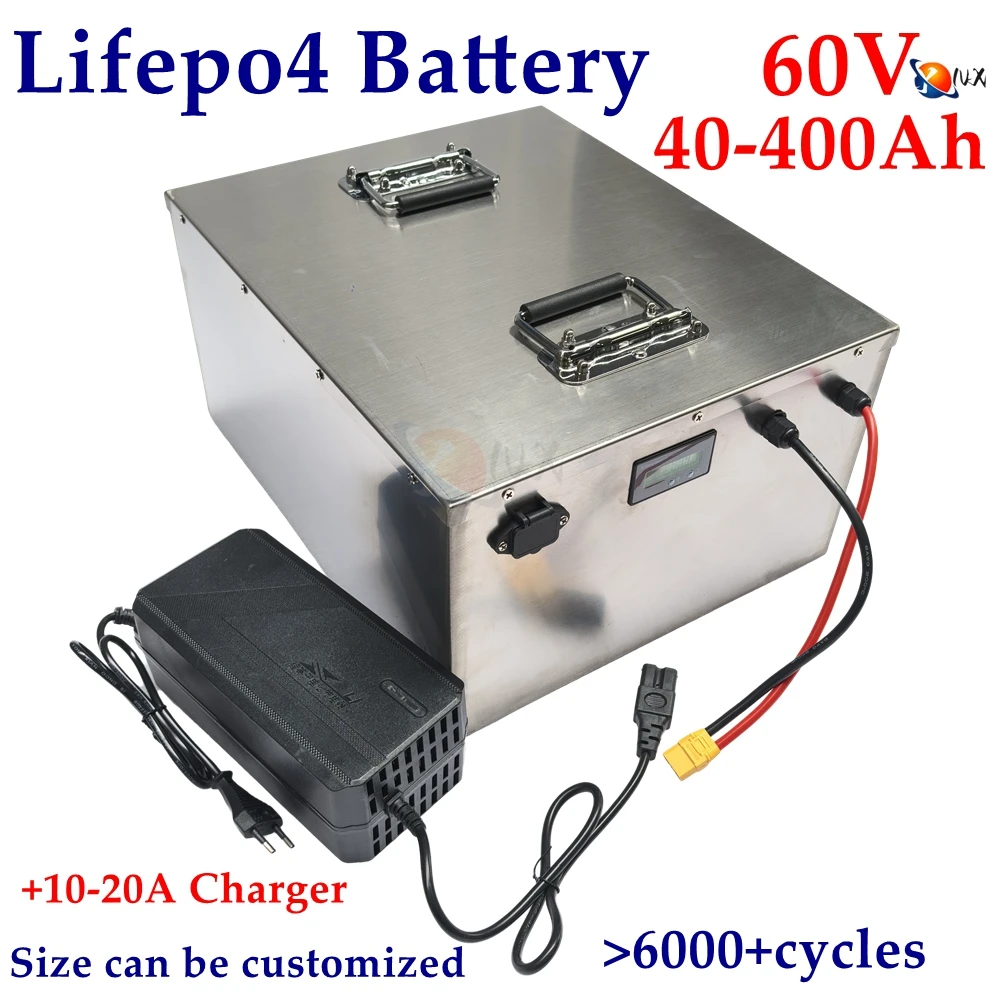 20S 60V 40Ah 80Ah 100Ah 150Ah 200Ah 240Ah 300Ah 400Ah Lifepo4 Battery for 3KW 6KW EV RV Motorcycle Tricycle Sightseeing Car