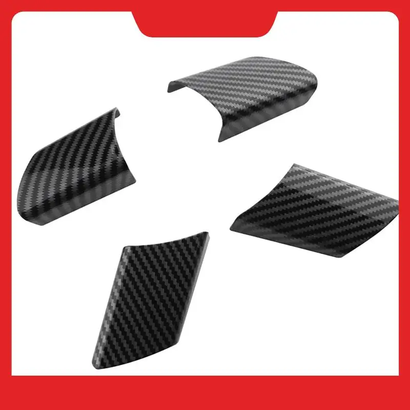 

4Pcs Steering Wheel Trim Sticker Steering Wheel Panel Cover Accessories Accessory For VW Polo Fox 2003 2004 2005 2006 2007