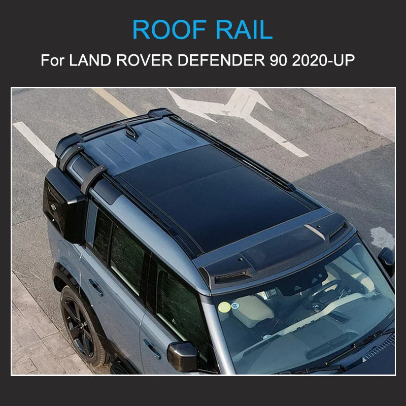 Roof Rail for Land Rover Defender 2020-2024 90 110 High Quality Luggage Rail Aluminum alloy luggage rack