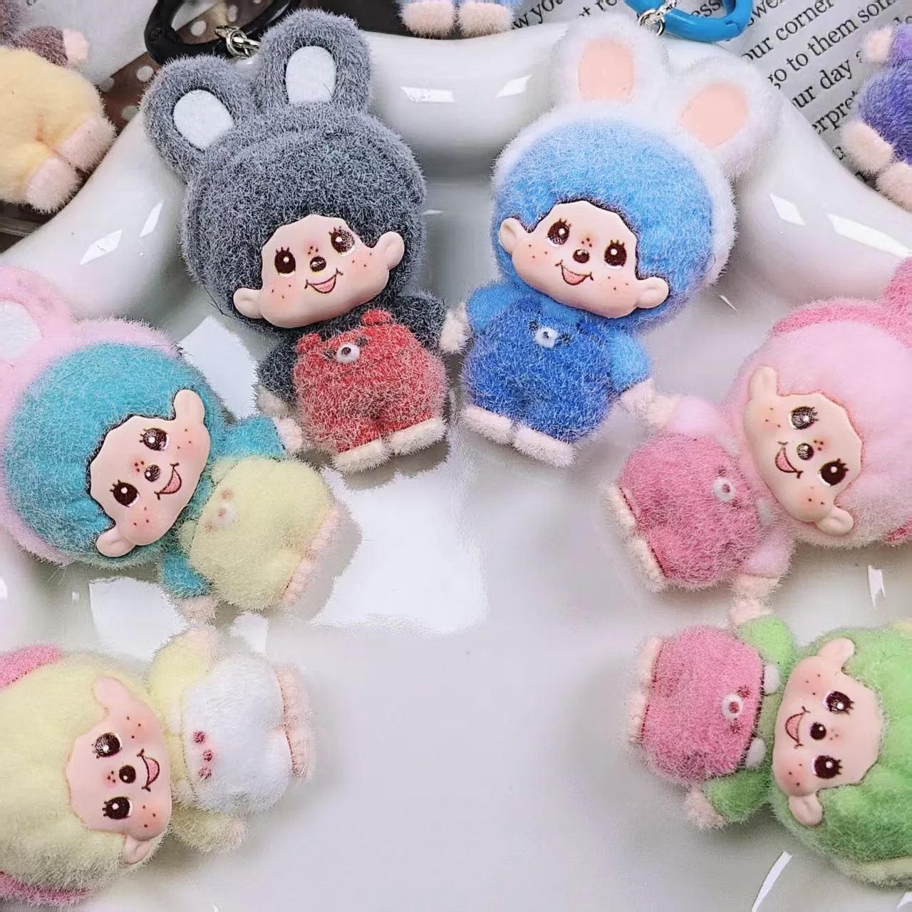 Llavero Monchhichi Llavero Bonito Para Teléfono Llaveros Kawaii Para Bolsos Anillo Monchiki Regalos Llaveros Monchichi 몬치치 키링