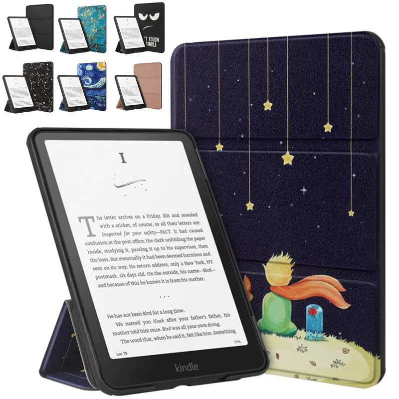 Smart Case for Kindle Paperwhite 12th Generation Case 2024 Colorsoft Signature Edition 12th 7 Inch SA568B Auto Sleep Cover Funda