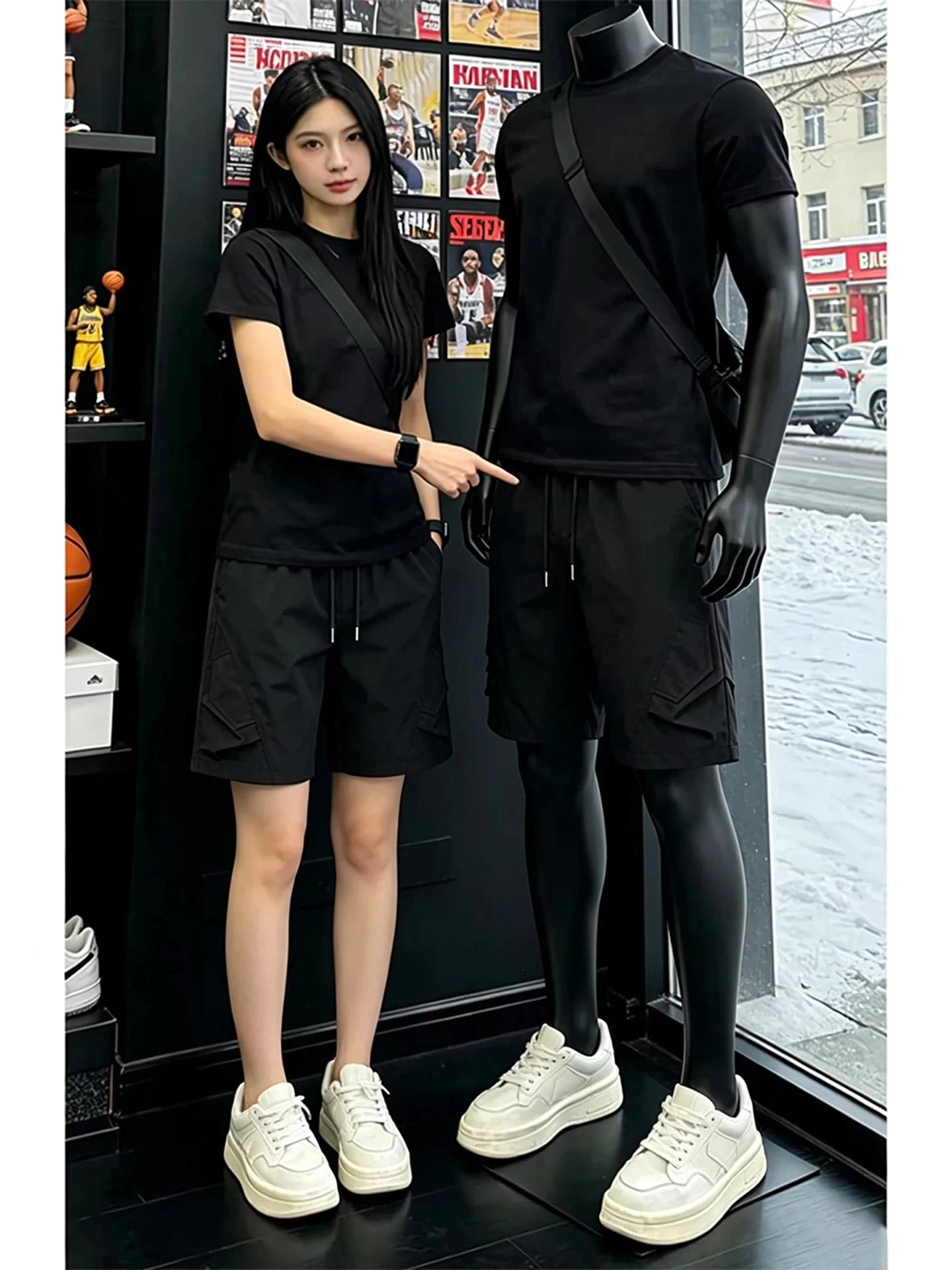 

American Style Quick Dry Pants Men Summer Thin Fitness Sports Ice Silk Shorts Workwear Four Five Split Medium Pants Casual ...