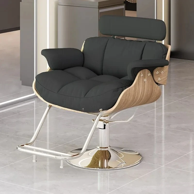 Rest Chair Adjustable Shaving Salon Furniture Women Dressing Shaving 360° Swivel Personalized Barber Chair Professional Leg