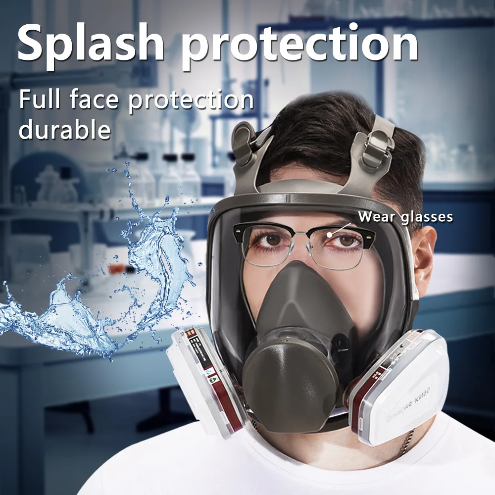 Specialized Laboratory Mask for Spray Painting: Hydrogen Sulfide & Dust Protection, Pesticide & Formaldehyde Protection