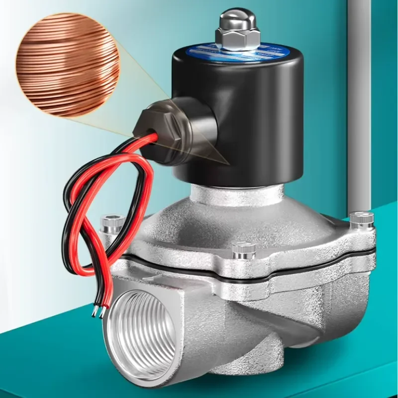 304/316 Stainless Steel Electric High Temperature Control Solenoid Valve for Water Oil Steam Use Base