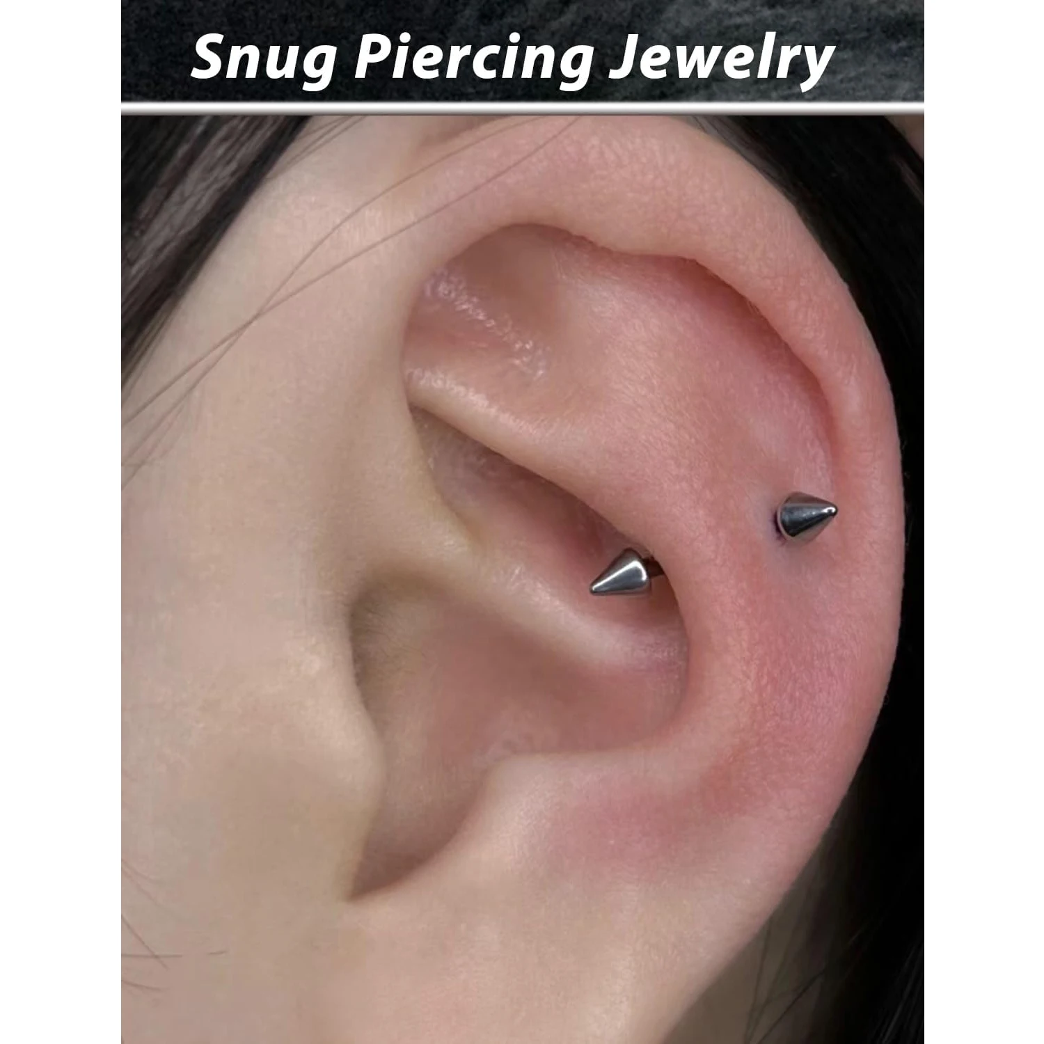 17pcs Set Titanium Internal Thread Curved Barbell Tiny Eyebrow Ring with Replace Accessories for Women Men Lip Belly Jewelry