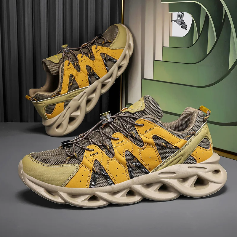 

Мужская прогулочная обувь, классический ретро-стиль, дизайнерские сетчатые дышащие легкие кроссовки, повседневные удобные кроссовки на плоской подошве для мужчин
