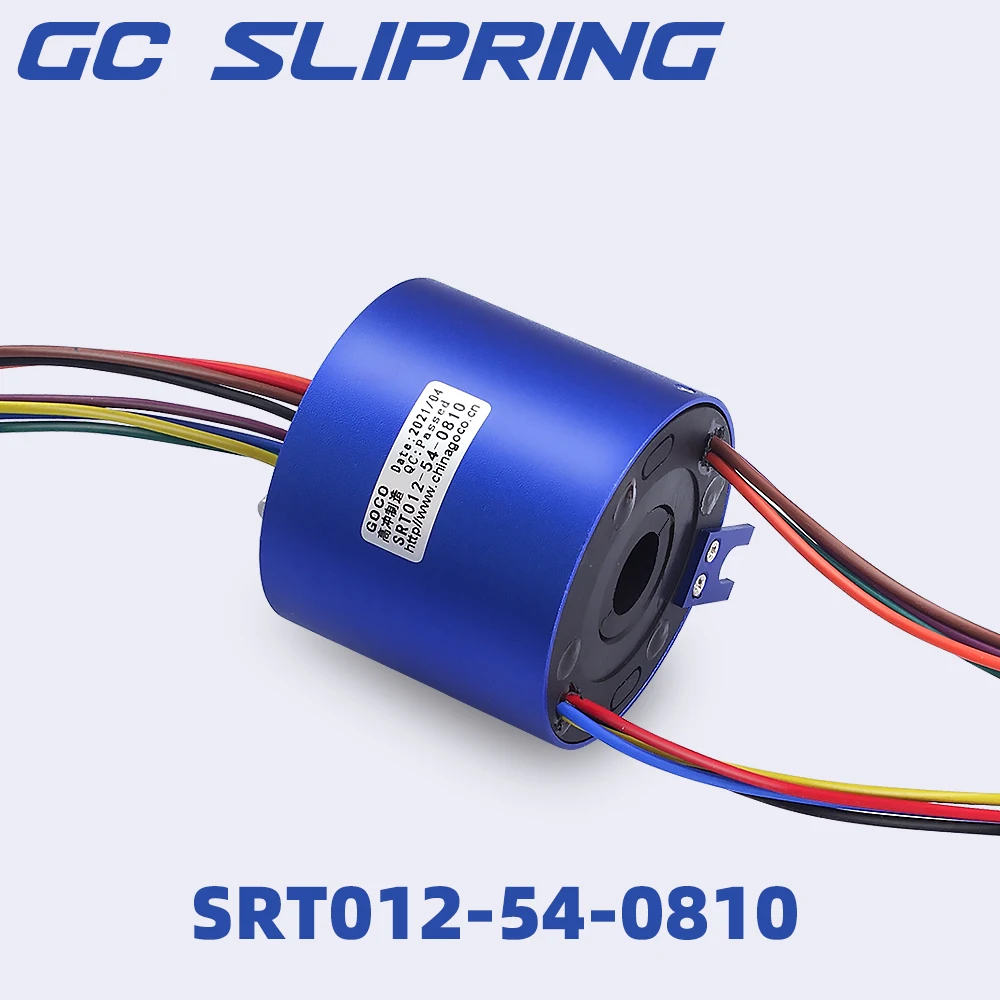 slip ringThrough hole slip ring 12.7mm8 circuit 10A electric slip ring electric ring collector ring  conductive ring electric