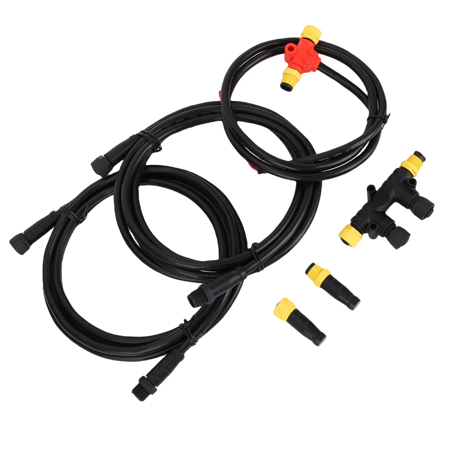 NMEA 2000 Connector Kit Plug and Play  Metal and Plastic Rainproof NMEA 2000 Starter Kit for Complete Communication Network