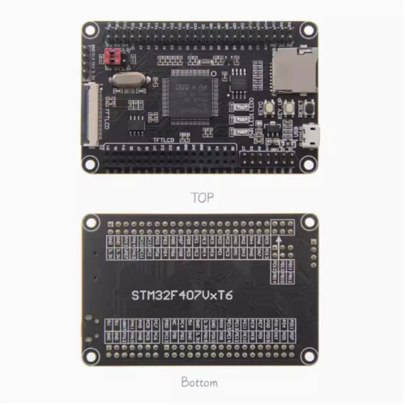 Placa De Desenvolvimento Do Sistema STM32, microcontrolador F407, Sistema De Aprendizagem, VET6, F407