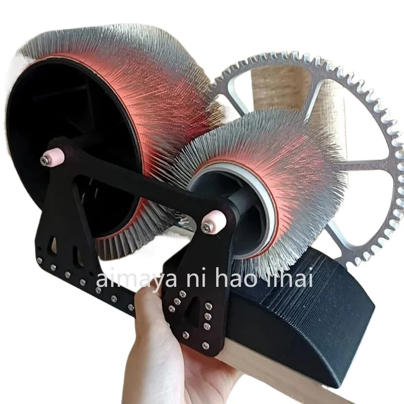 DIY Hand-Cranked Wool Combing Machine, Wool Felt-Making Tool, Hand-Combing Wool, Spinning Yarn Fast Colour Mixing