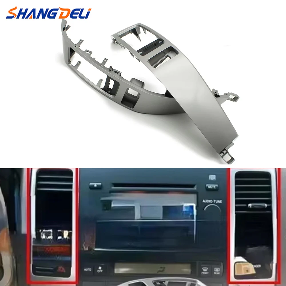 

Compatible for Toyota Land Cruiser Prado 120 Lexus GX470 2003-2009 Car Air Conditioner Outlet Frame A/C Vents Plate Panel