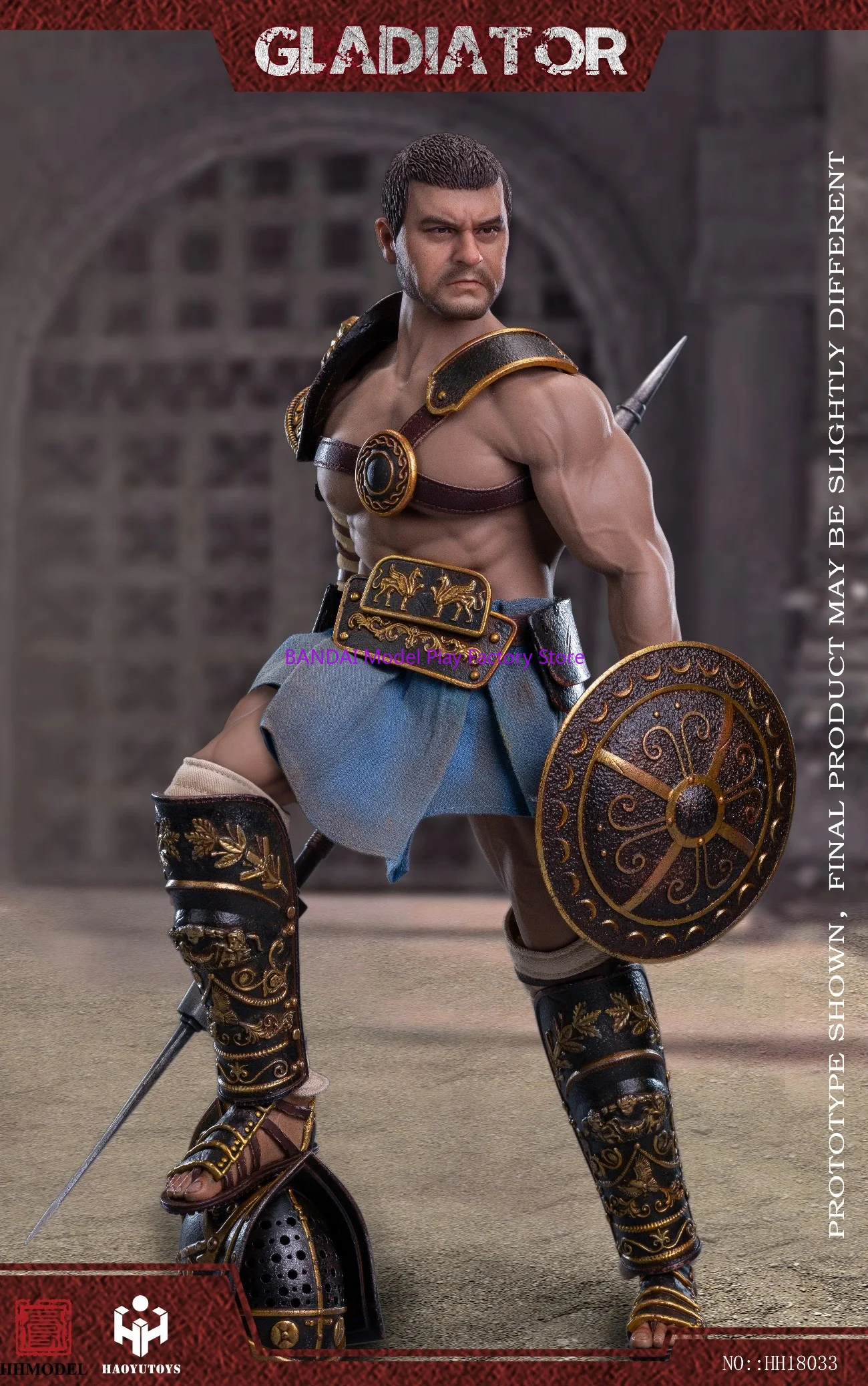 

HHMODEL HAOYUTOYS HH18033 1/6 Scale Imperial Legion Hunting Ground Fighter Warrior Action Figure Model Collectible Toy