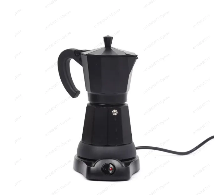 

220V 480W 300ml Aluminum Electric Mocha Pot Italian Coffee Maker Household Fast And Convenient Electric Coffee Pot