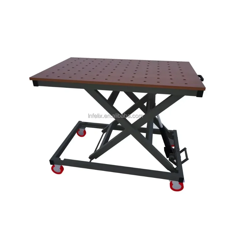 Xiangyin Workbench Electrical Air Hydraulic Motorcycle Lift Table Hydraulic Goods Lift Table