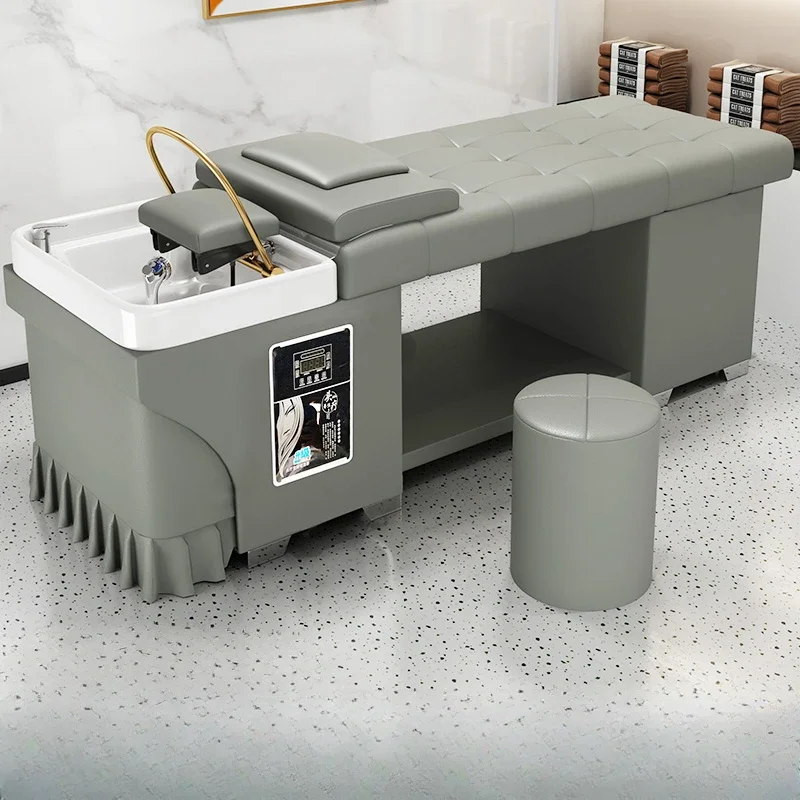 

Hairdressing Salon Chair Chairs Beauty Shampoo Bowl Washing Japanese Spa Hair Washbasins Wash Cadeira Sedie Facial Furniture