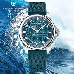 PAGANI DESIGN Wristwatch Men's Watches Sport Chronograph Luxury Quartz Sapphire 100M Waterproof Top Brand Clock