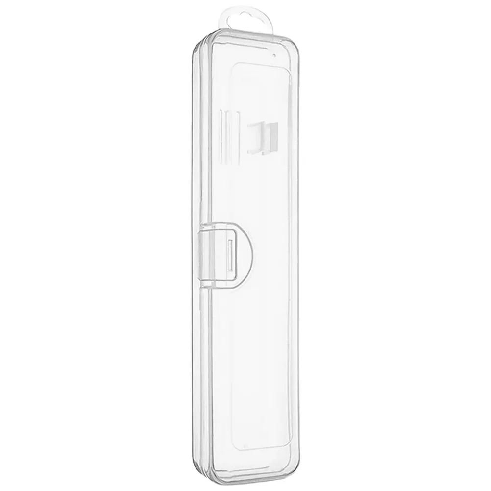 Travel Toothbrush Holder Transparent Reusable Plastic Case Waterproof Lightweight Compact Design for Toothbrush and Mini
