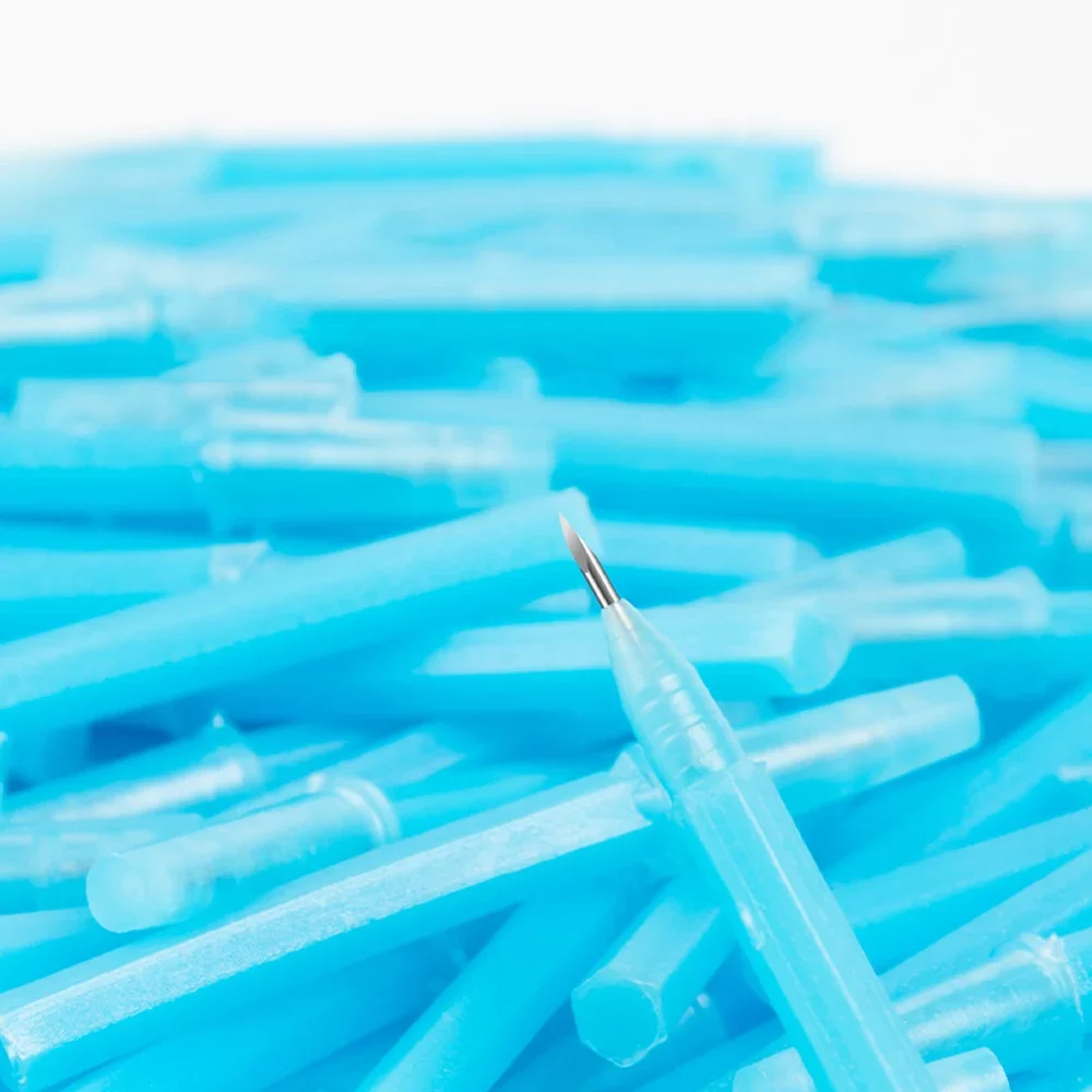 

Disposable Sterile Needle Blood Glucose Vent Drain Blood Lancet Dedicated Cupping Bloodletting Acne Picking Needle Diabetes