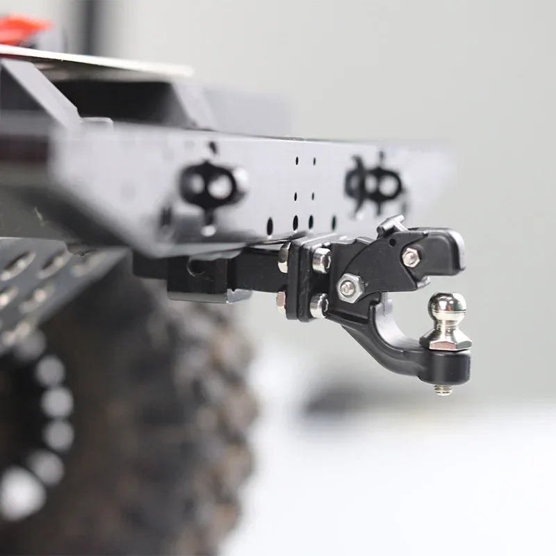 Metal Trailer Rescue Hook for 1/10 RC Crawler Car TRX4 SCX10 AXI03007 yk4102 TF2 CC01 RTG86100 Upgrade Accessories