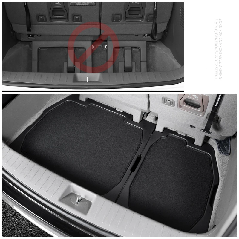 for Kia Carnival Sedona KA4 2021 2022 car tailgate trunk storage storage finishing ABS injection molding storage box