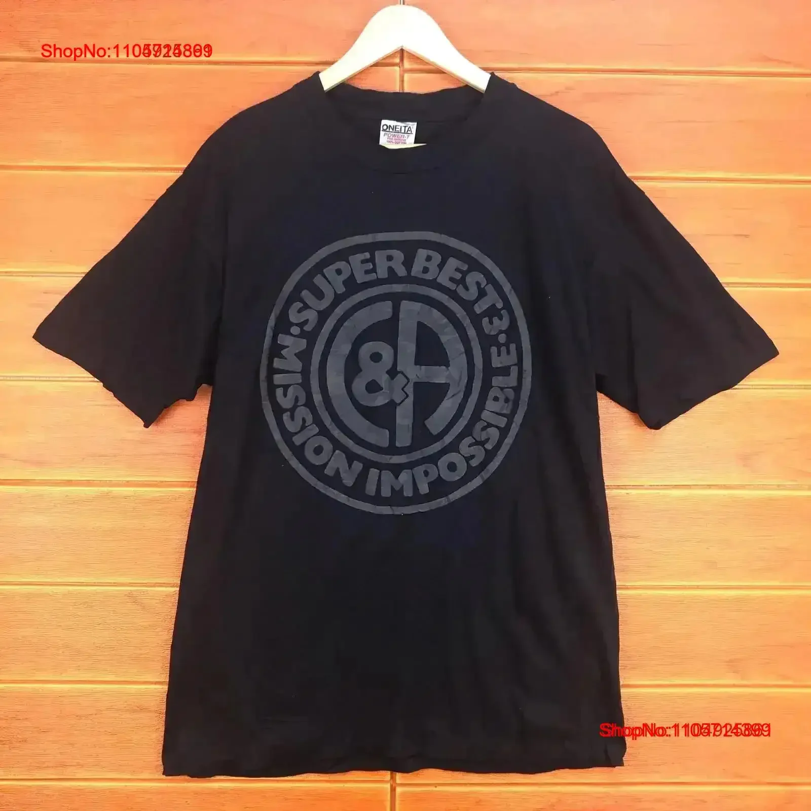 Vintage 90s Chage and Aska Japan Duo Band T Shirt Japanese popular music super best 3 mission impossible Size L Washed vintage
