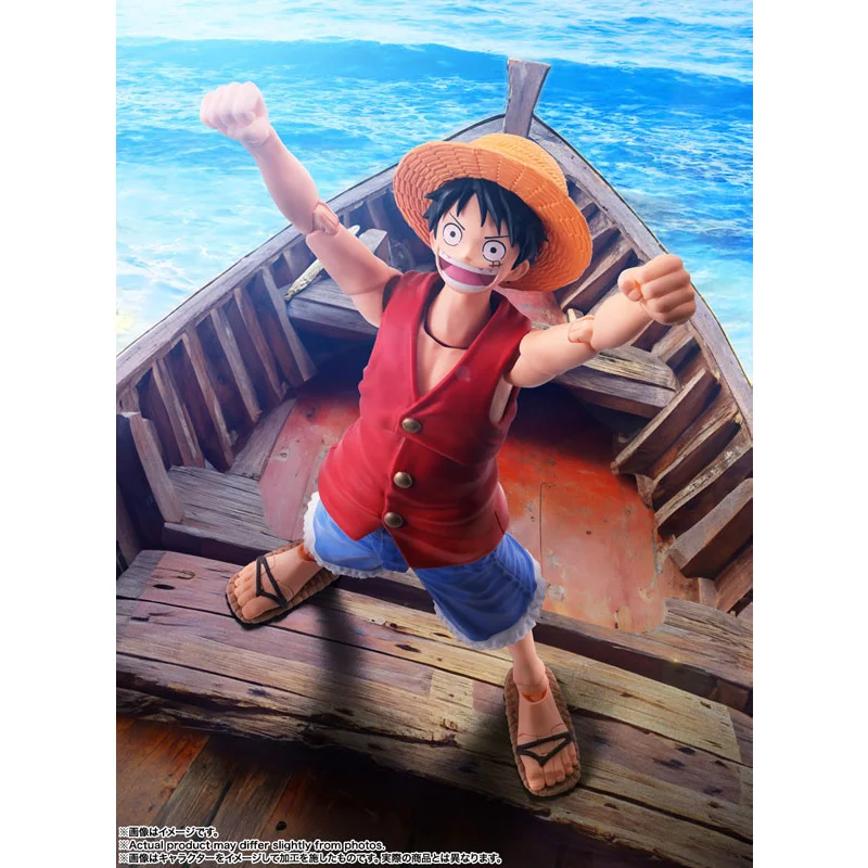 In Stock Original Bandai S.H.Figuarts SHF One Piece Monkey D. Luffy Romance Dawn Anime Action Collection Figures Model Toys