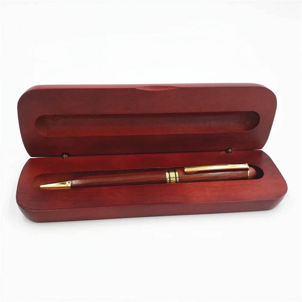 

Rosewood Ballpoint Pen Set Vintage Lightweight Smooth Writing School Office Gift Box Ballpoint Pens Ball Point Pen