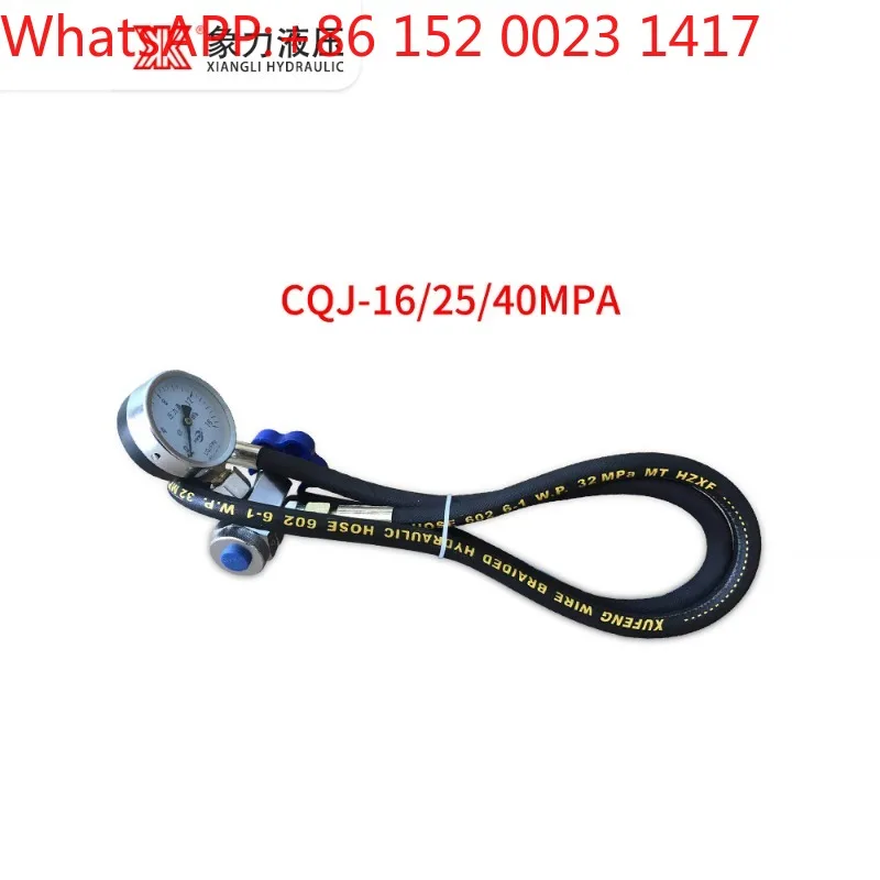 

Accumulator inflatable tool CQJ25MPA hydraulic shearing machine nitro-gen filling tool oil distribution meter