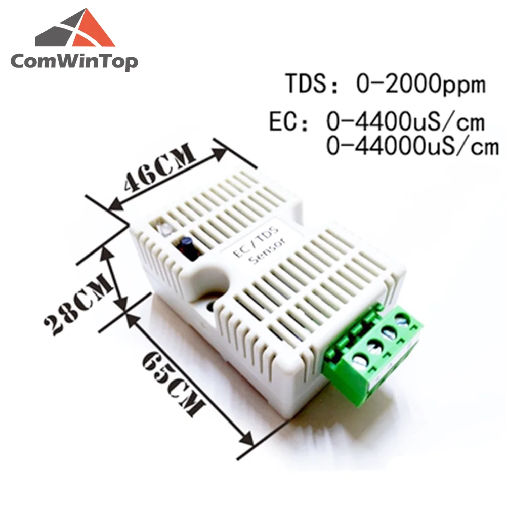 Water EC transmitter EC sensor TDS conductivity sensor module 4-20ma 0-5V 0-10V RS485 output analog output voltage