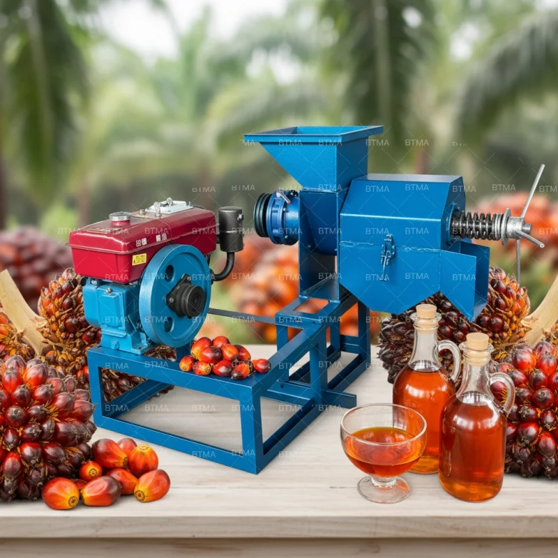 

Benteng Mini Machine For Sale With Engine Palm Oil Press Plant
