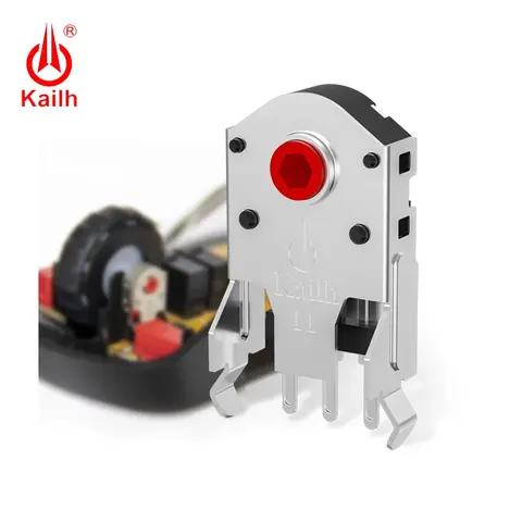 Kailh 5/7/8/9/10/11mm 로터리 마우스 스크롤 휠 인코더 PC 마우스 알프스 인코더 용 1.74mm 구멍 20-40g 힘
