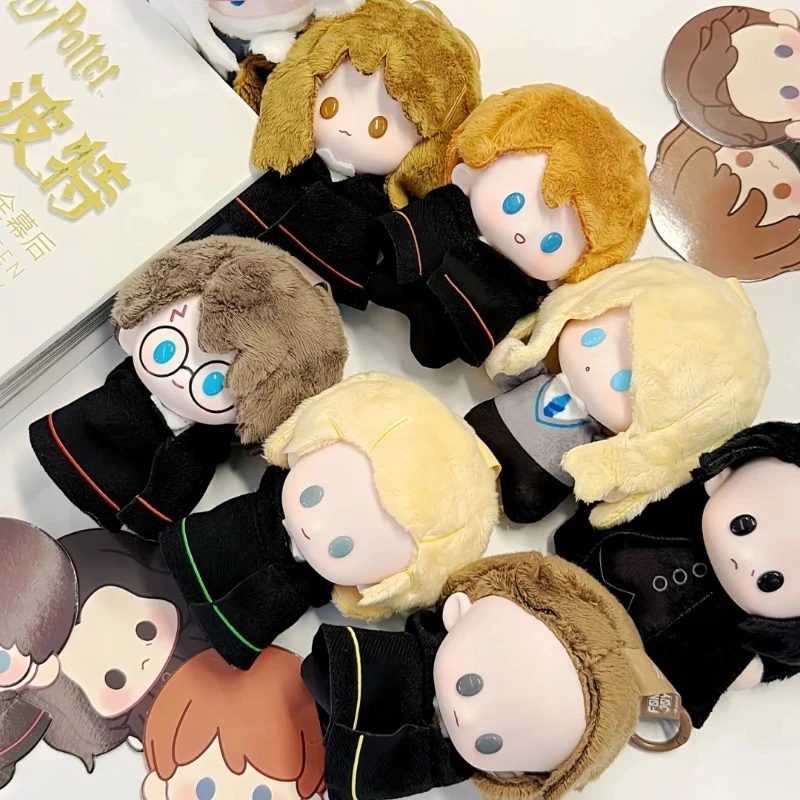 

Гарри Поттер Mystery Blind Box - 10 см фигурка куклы с большими круглыми глазами, милый аниме-подвеска, брелок для декора рабочего стола, индивидуальный подарок