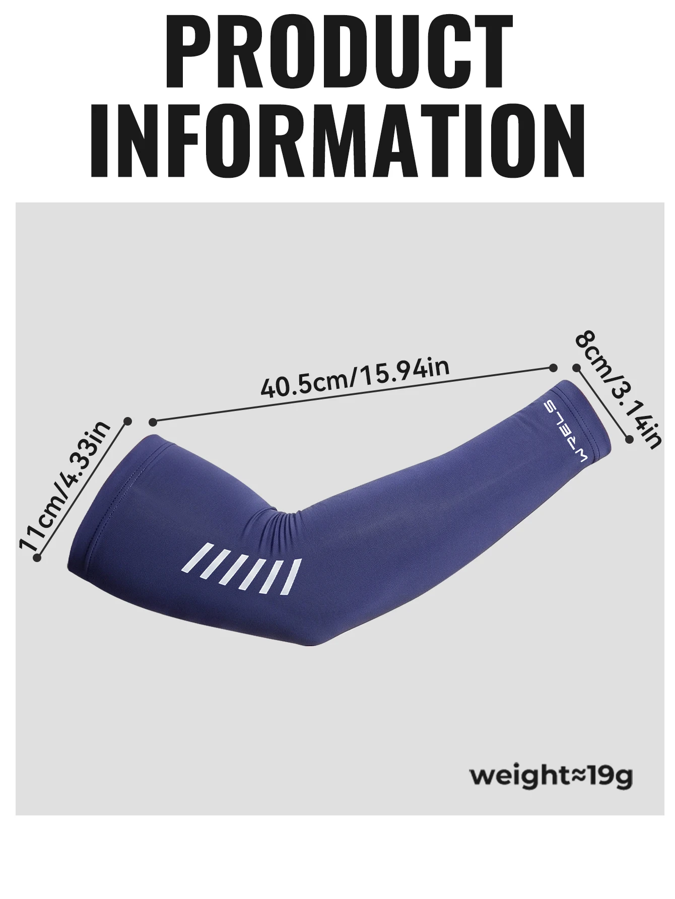 WRELS Fahrrad-Armstulpen, UV-Schutz, Sonnenschutz, zum Laufen, Fahren, Angeln, leichte Basketball-Armschützer, Sport-Armstulpen – Detail 18