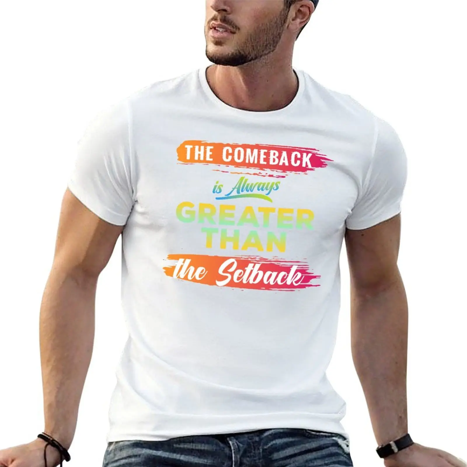 The Comeback Is Always Greater Than The Setback Jersey Shore T-Shirt custom shirt graphic shirts designer t shirt men