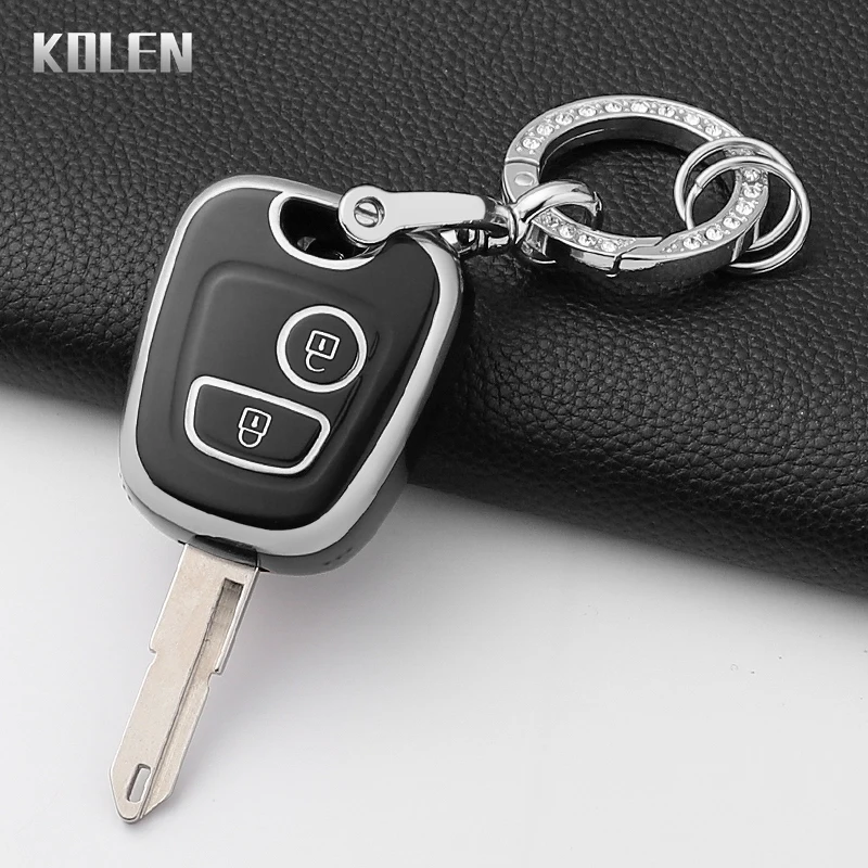 الفاخرة سيارة مفتاح بعيد غطاء قذيفة لبيجو 107 206 207 307 لسيتروين C1 C2 C3 C4 لتويوتا Aygo حامي المفاتيح