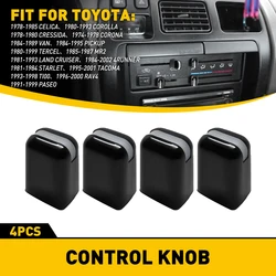 For Toyota Corolla Pickup Land Cruiser Tacoma 1996 1997 1998 1999 2000 2001 2002 4x Air Condition Heater Control Knob Car Parts