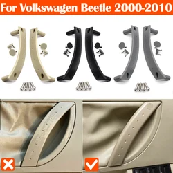 Interior Left Right Door Panel Pull Handle Cover Repair Kit Replacement For Volkswagen VW Beetle 1998-2010 1C0867171A 1C0867172A