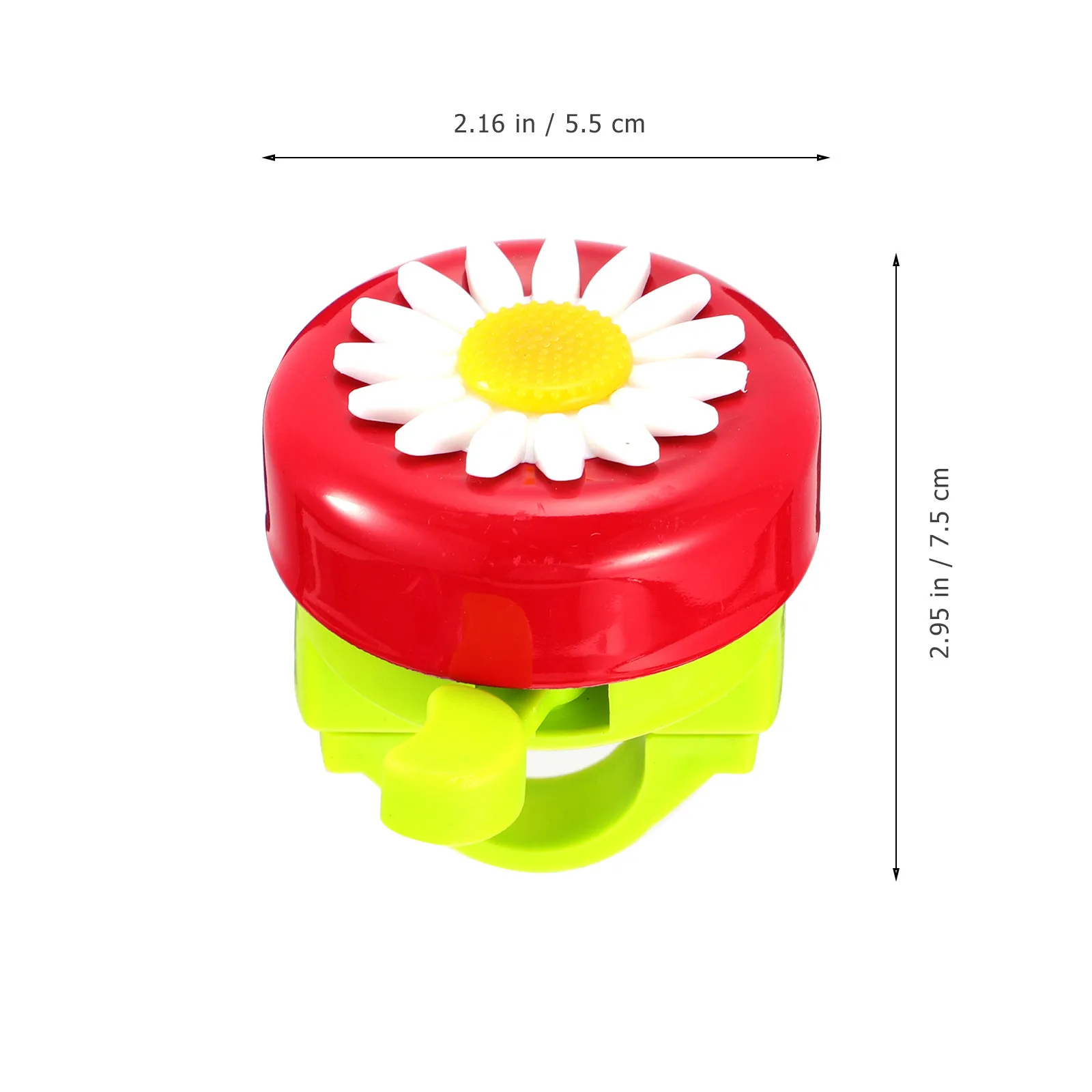 Kids Bike Bell 5 Pack Cute Flower Design Plastic Bicycle Bells for Kids Bikes and Scooters Safe Durable