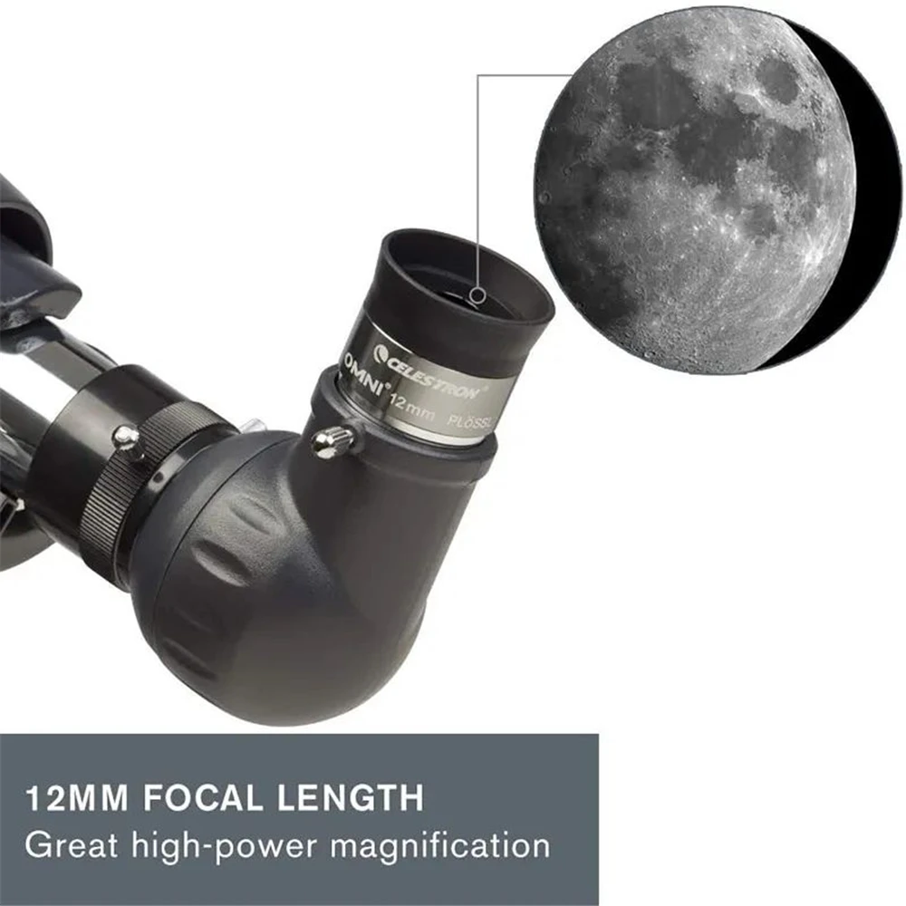 Celestron 1.25" Omni Plossl Eyepiece for Astronomy Telescope 4/6/9/12/15/32/40mm/2X Barlow Lens