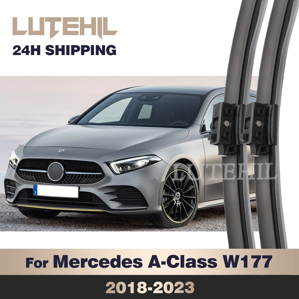 

For Mercedes-Benz A-Class W177 2018-2023 2019 2020 2021 2022 Wiper Front Wiper Blades Windshield Windscreen Window 24"+19"