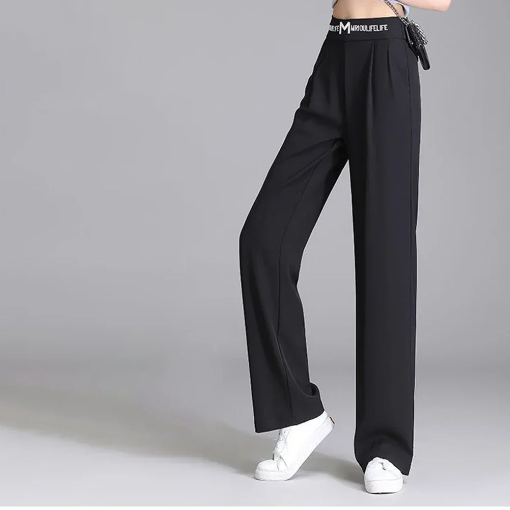 

Length Pants Straight Trousers Pants Dating Going Out Daily Leisure Shopping Fashionable High Waist Loose Retro