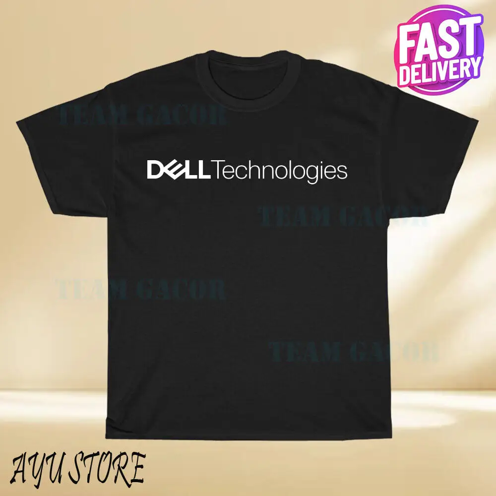 New Dell Technology Logo T-Shirt  Funny Size S to 5XL