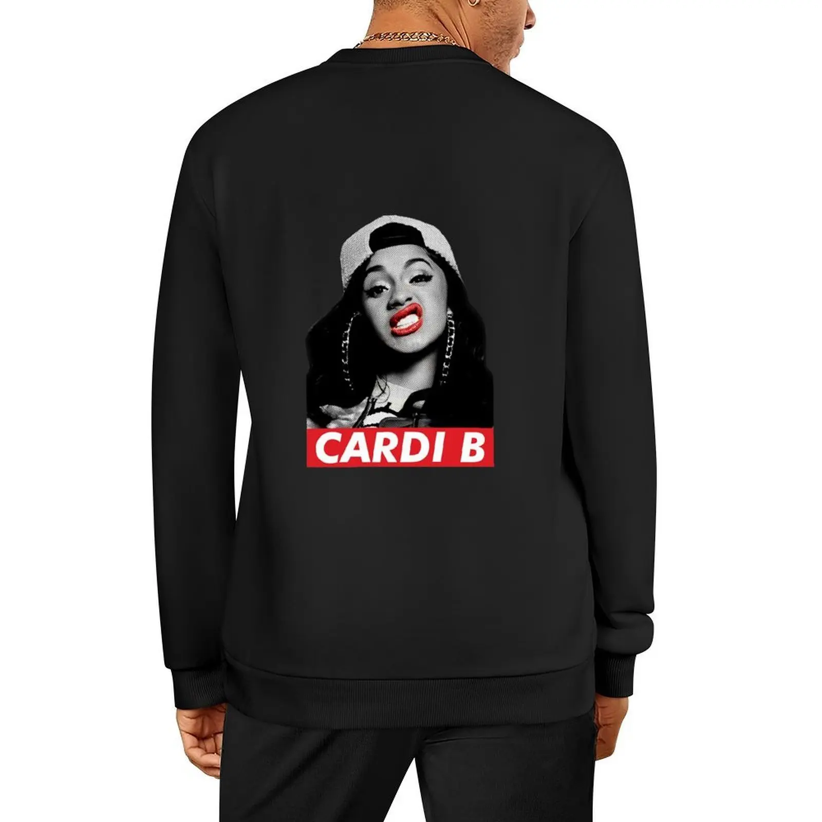 

Cardi B Pullover men clothing men's winter sweater men's clothes korean style clothes sweatshirt